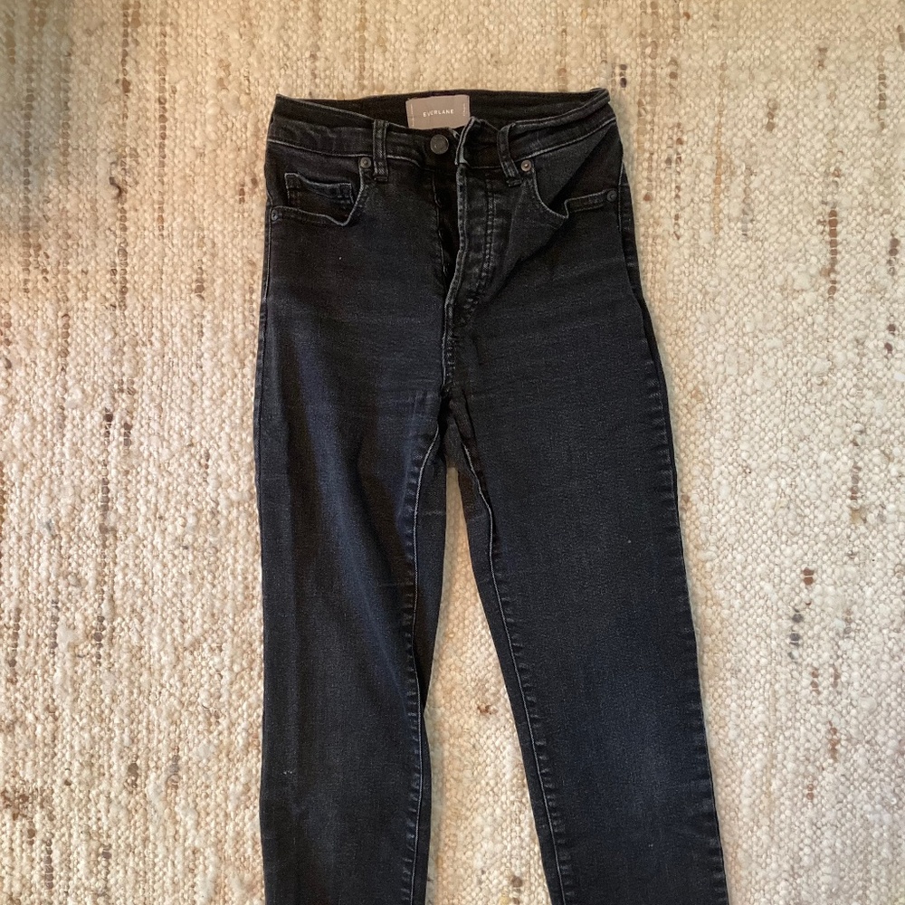 Everlane Cigarette Jeans - Raw Hem